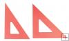 PROFESSIONAL ACRYLIC FLUORESCENT TRIANGLES