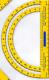 CHALK/DRY ERASE BOARD PROTRACTOR NO. 35680